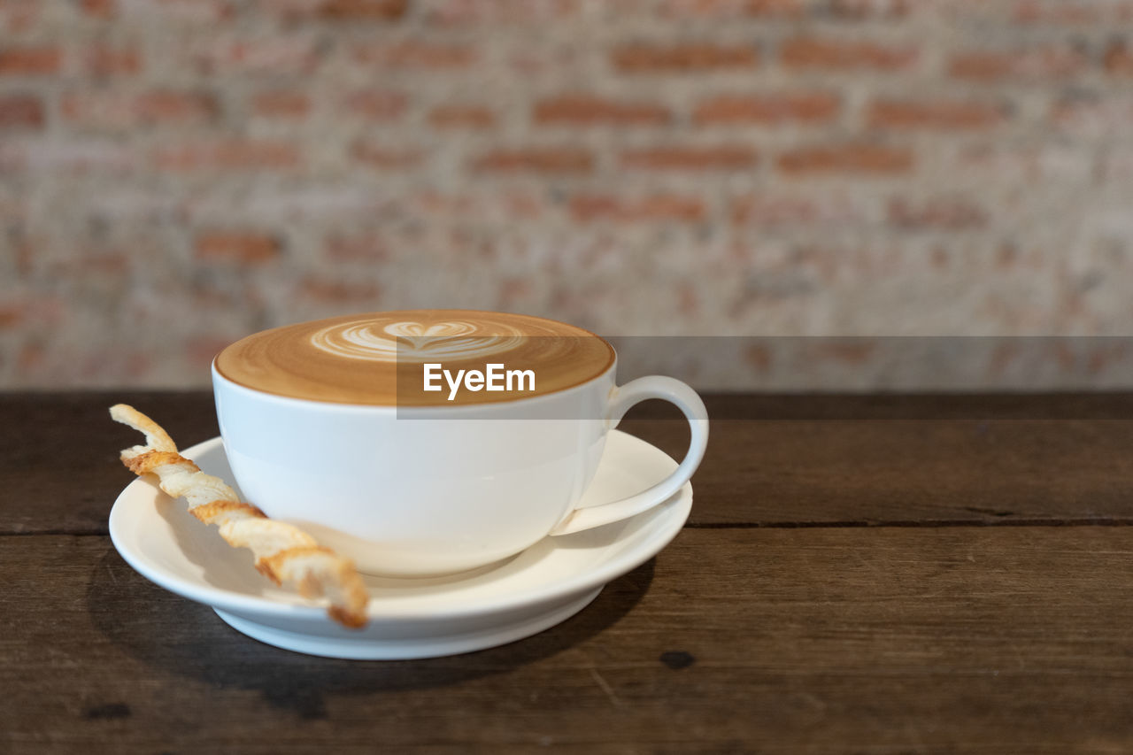 Close-up of coffee on table