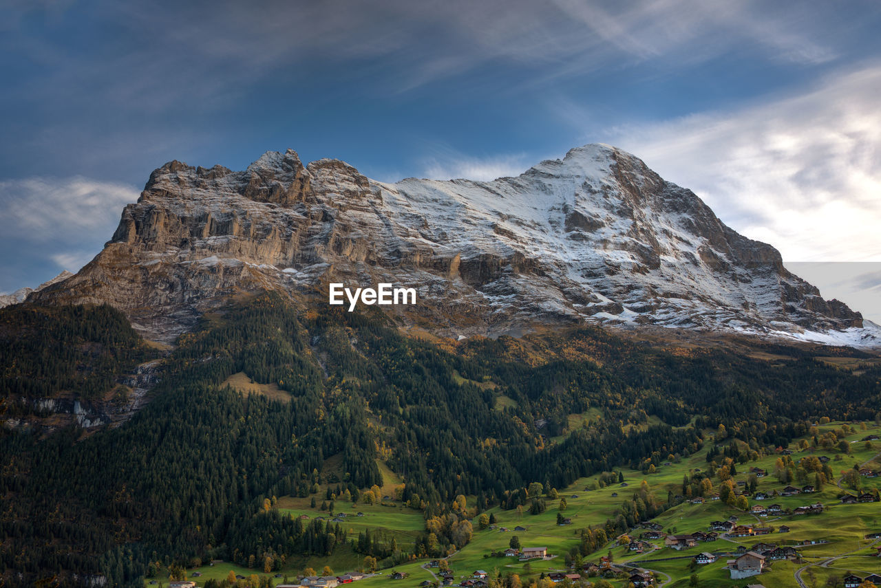 The alpine region of switzerland. grindelwald