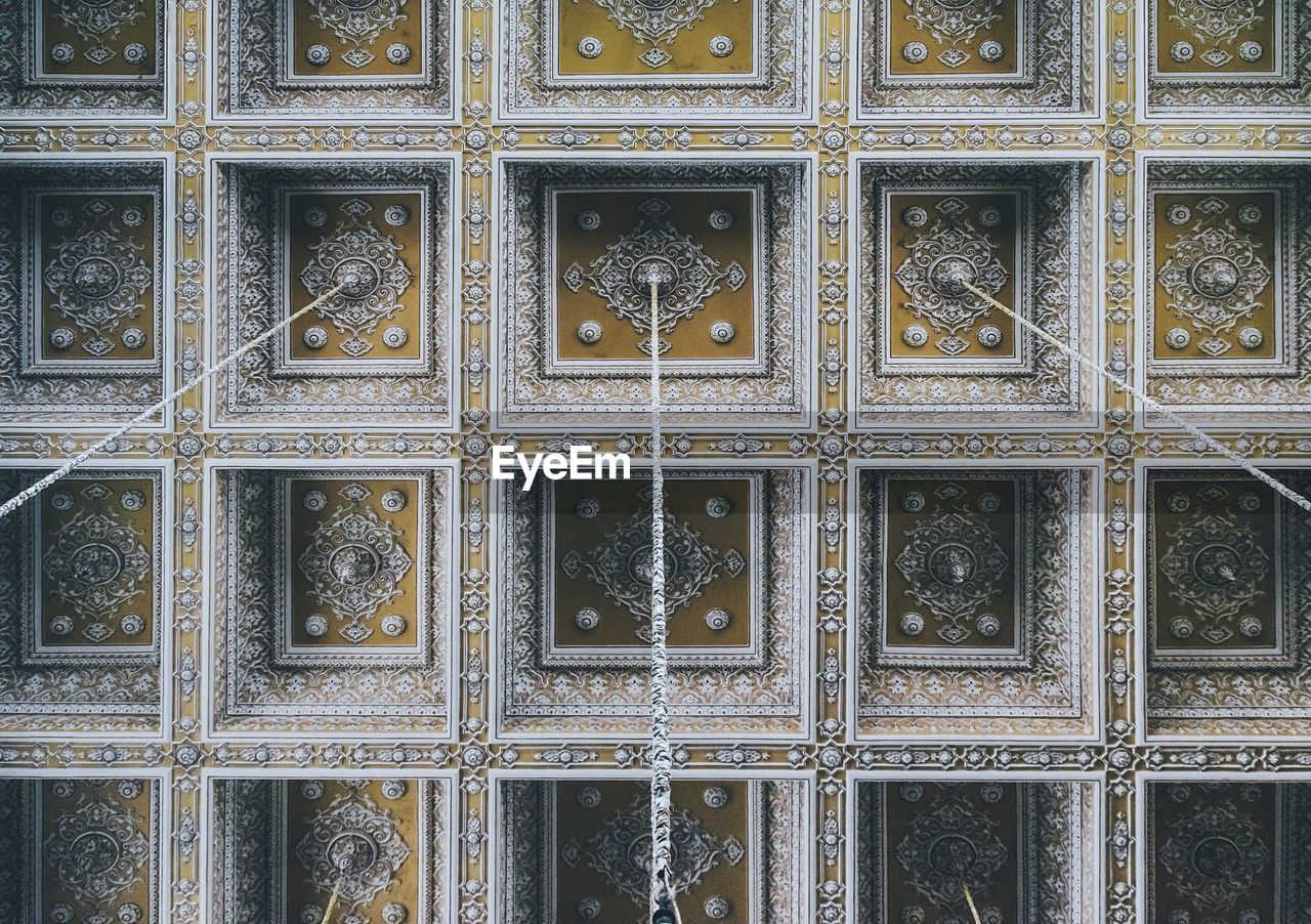 Full frame shot of patterned ceiling