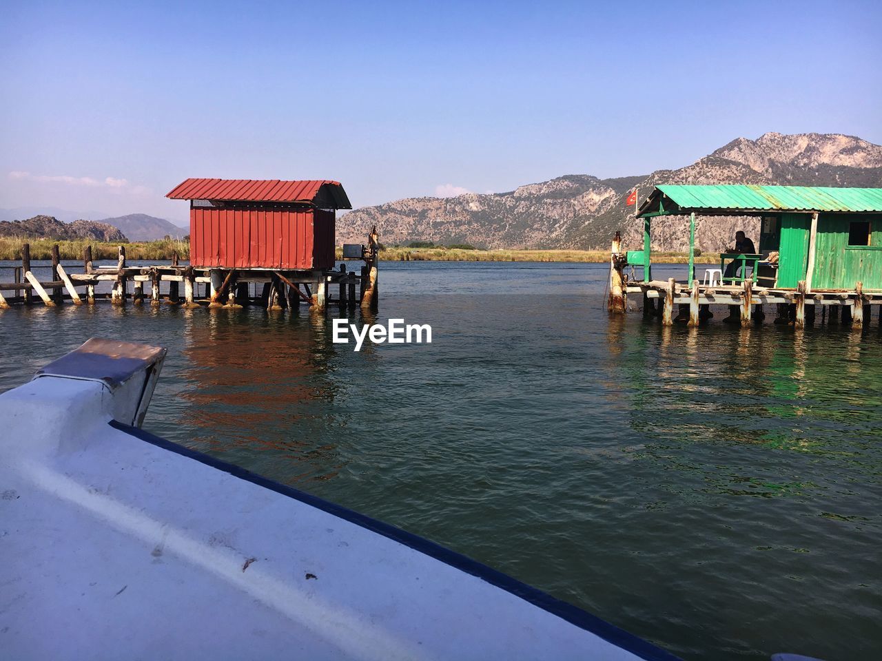 STILT HOUSE IN SEA