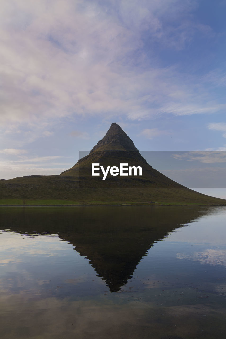 REFLECTION OF MOUNTAIN IN LAKE