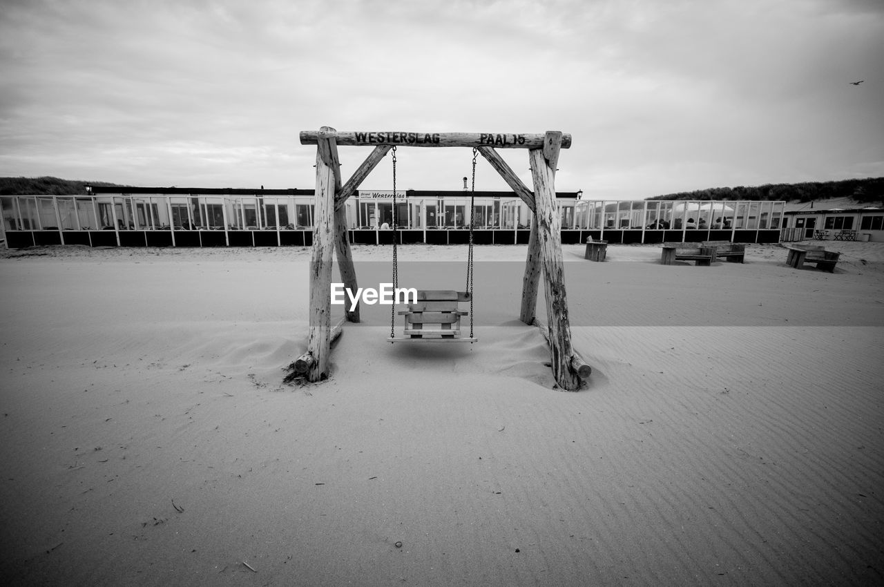 Swing on beach