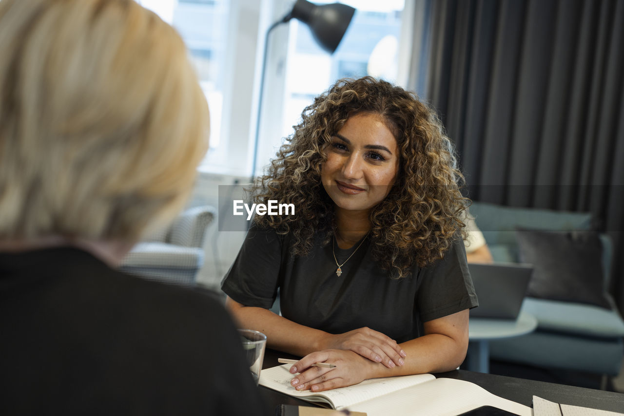 Businesswomen having meeting in office