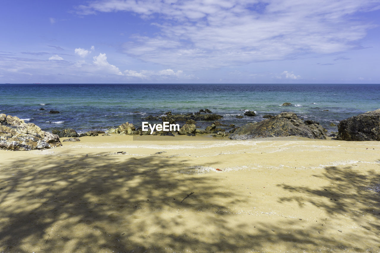 VIEW OF BEACH AGAINST SKY