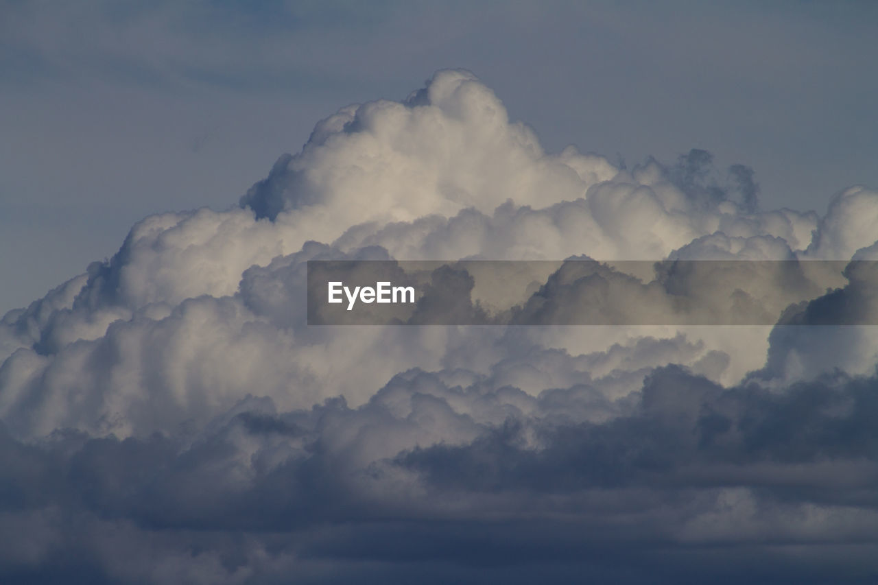 Low angle view of cloudy sky