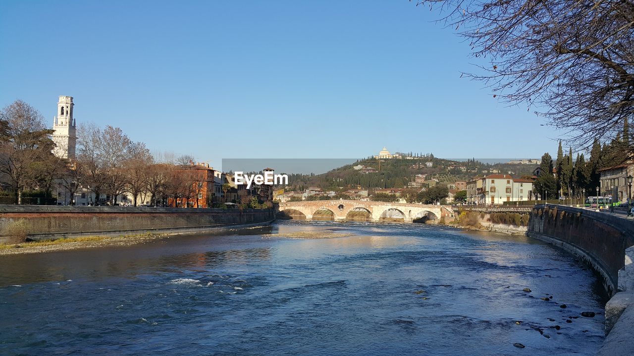 BRIDGE OVER RIVER IN CITY