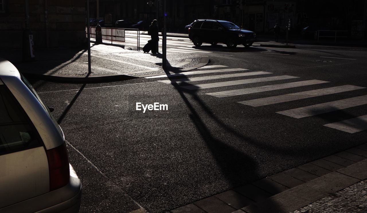 Crosswalk on city street