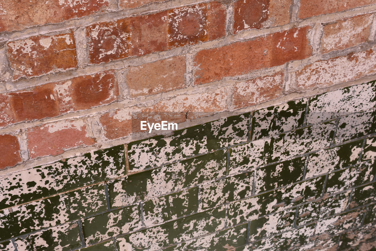 CLOSE-UP OF BRICK WALL