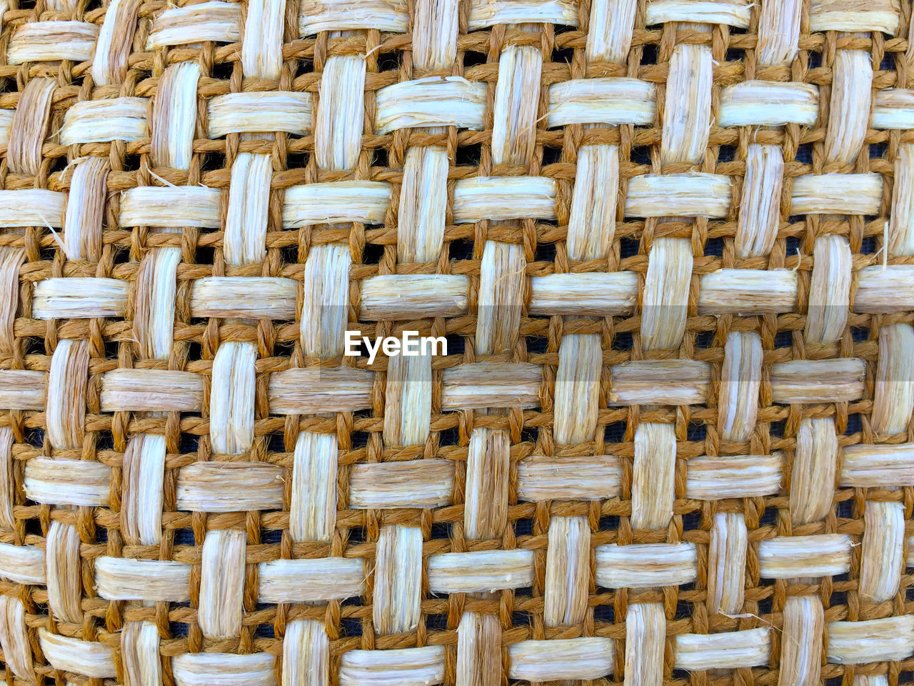 Full frame shot of wicker pattern