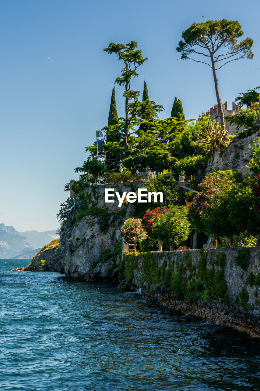 View of lake garda in italy.