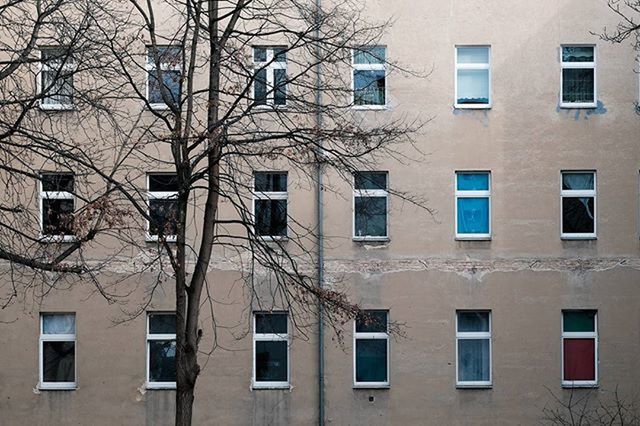 LOW ANGLE VIEW OF BUILDINGS