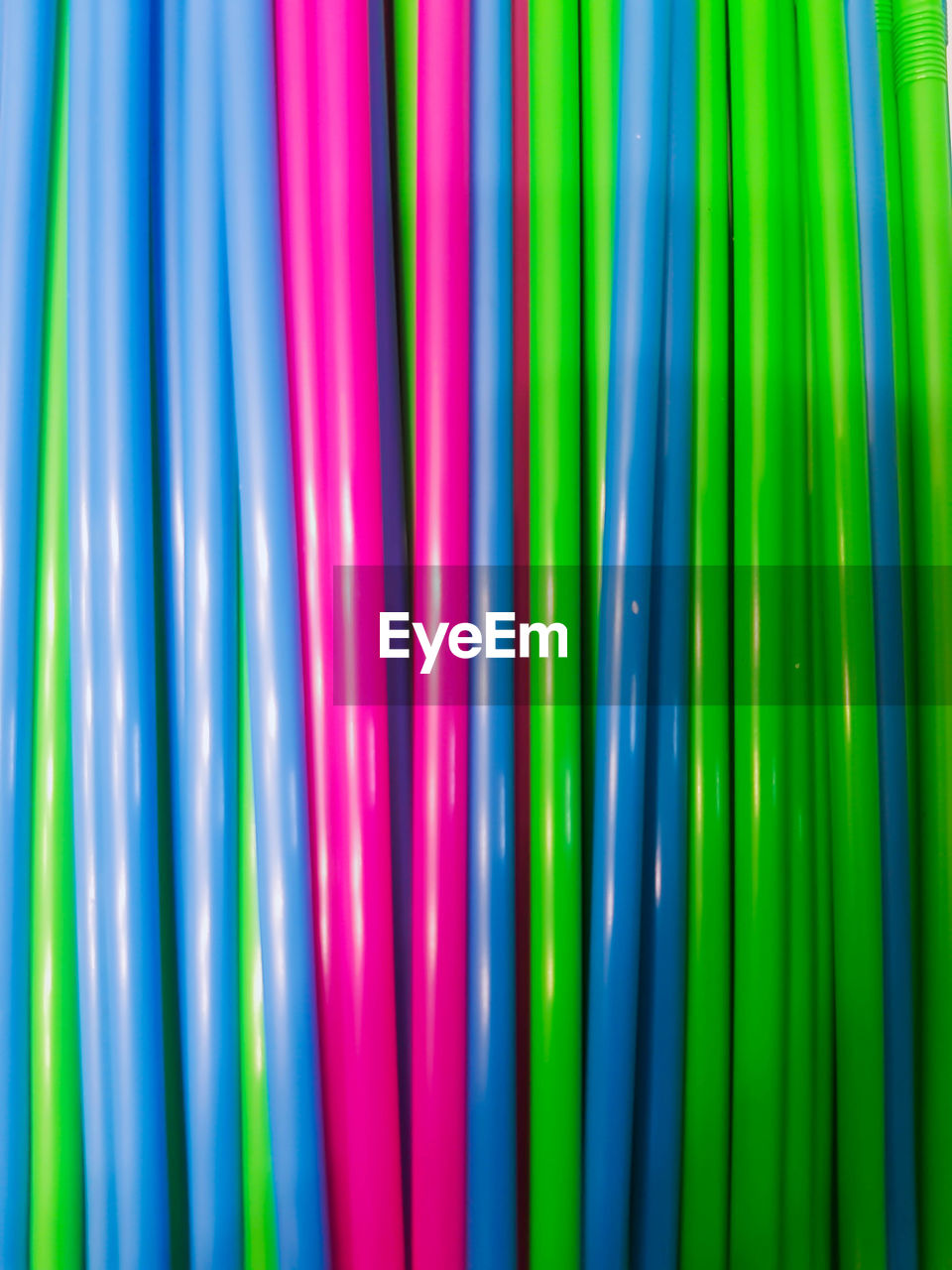 Full frame shot of multi colored straws