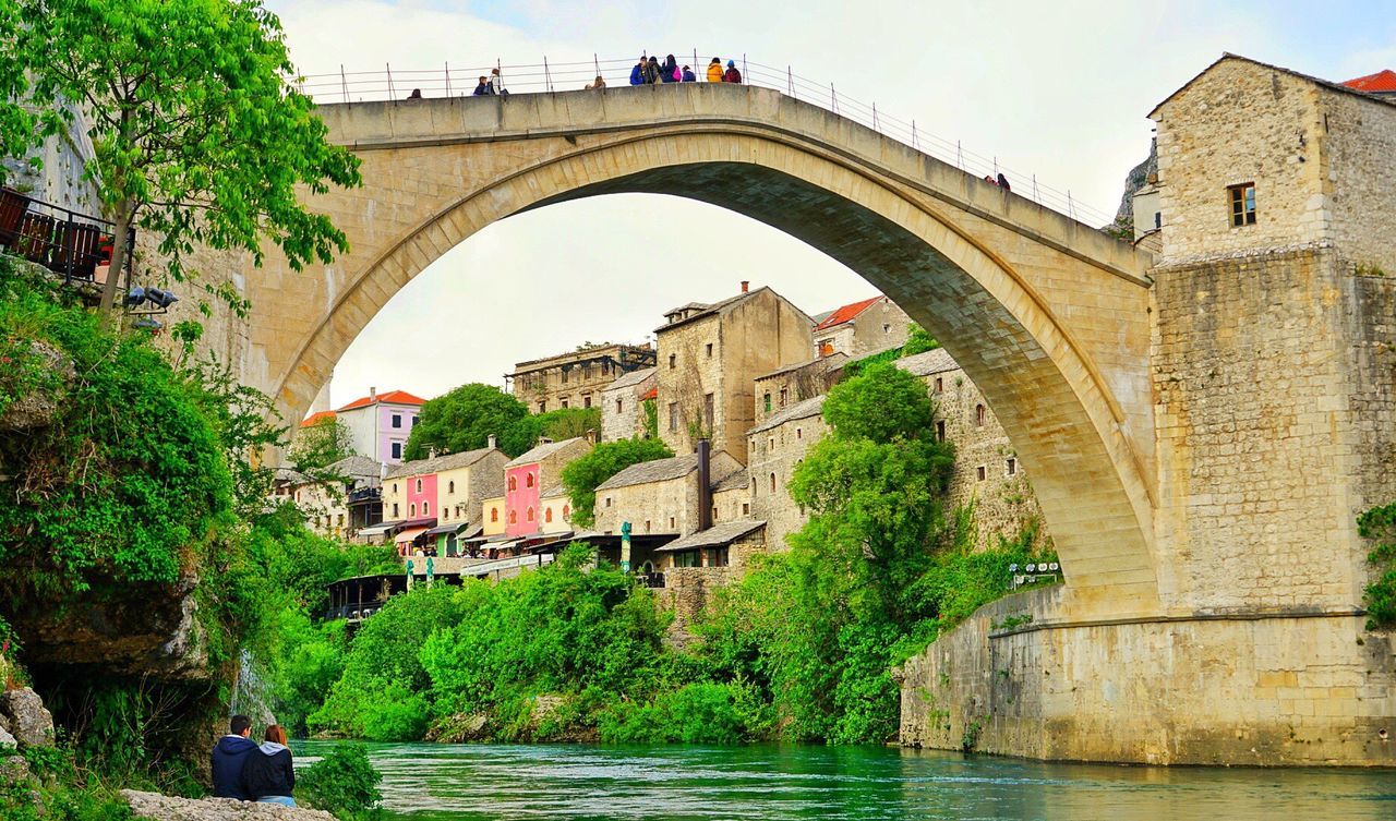 VIEW OF BRIDGE IN TOWN