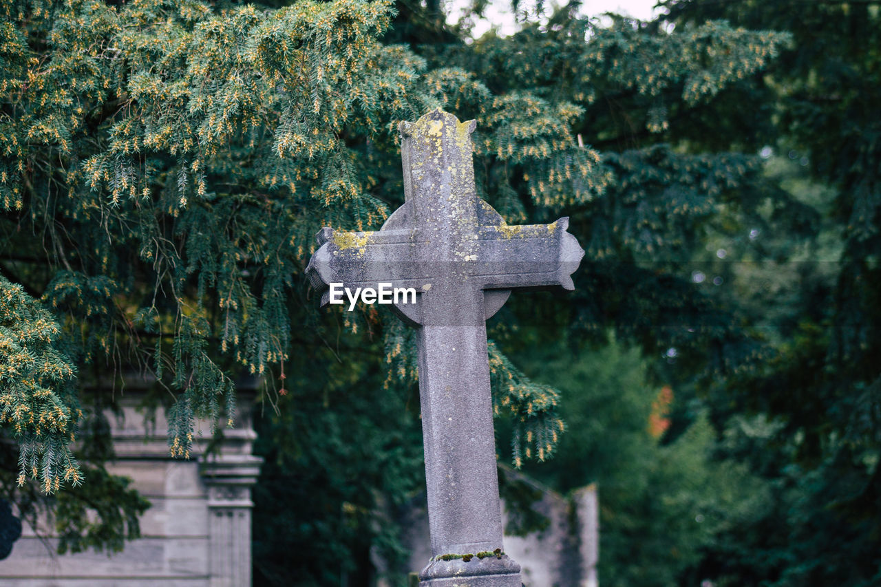 CROSS ON CEMETERY