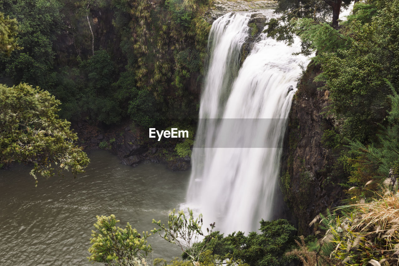 SCENIC VIEW OF WATERFALL