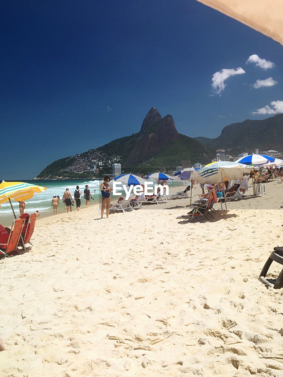 TOURISTS ON BEACH