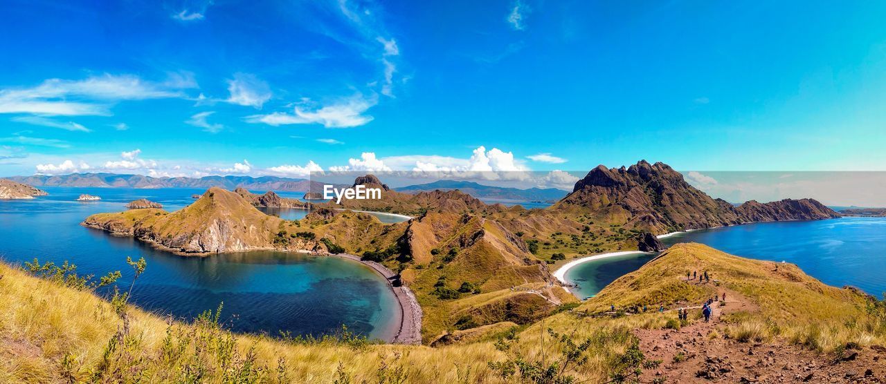 Panoramic view of sea against sky