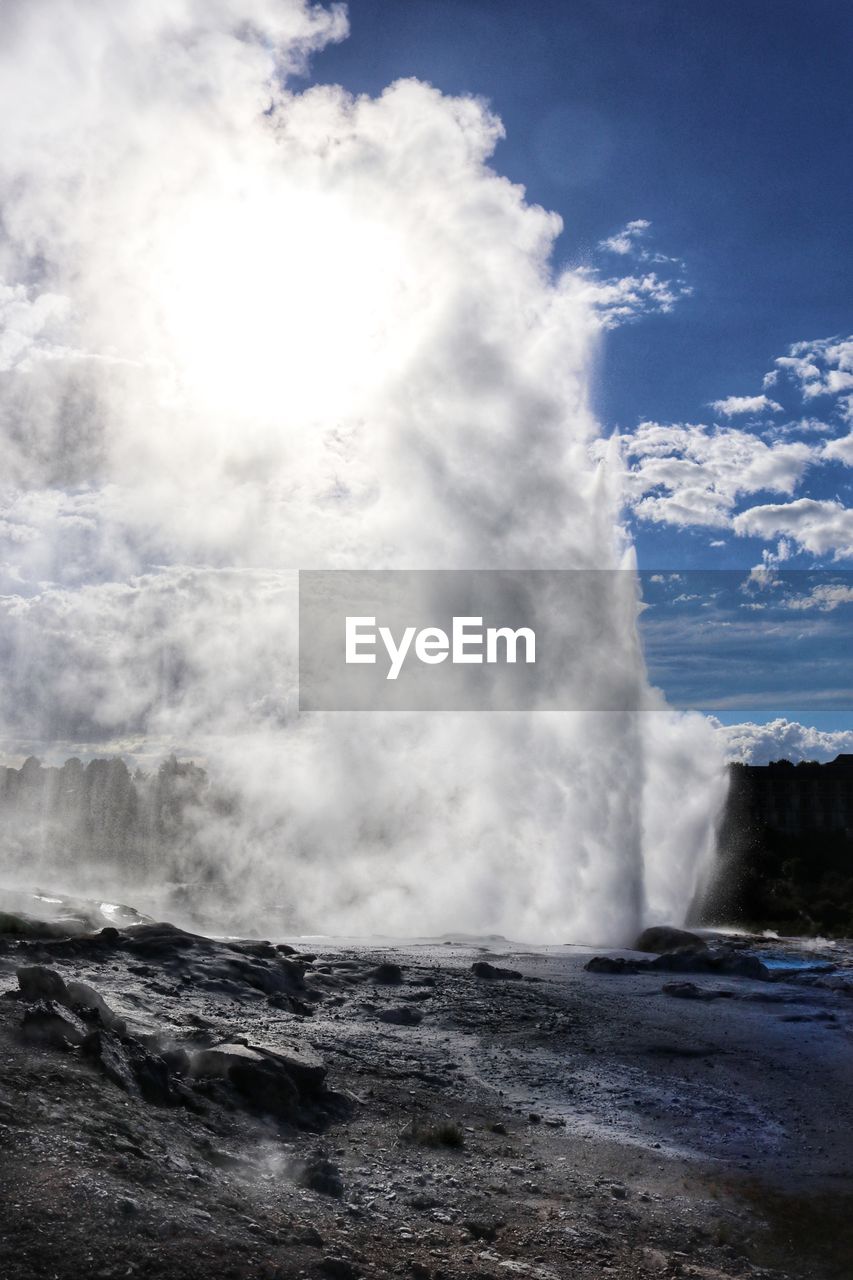 SCENIC VIEW OF CLOUDS OVER WATER