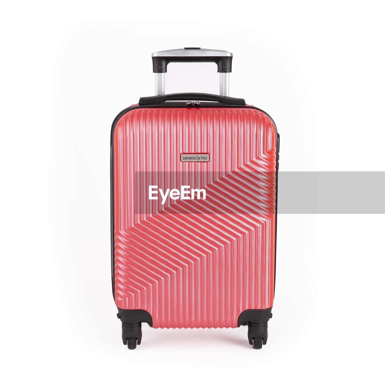 suitcase, luggage, travel, white background, cut out, trip, vacation, holiday, bag, magenta, red, retro styled, single object, studio shot, journey, indoors, luggage and bags, hand luggage, business travel, no people, tourism