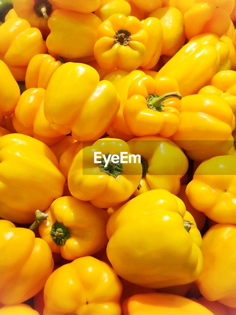 Full frame shot of yellow bell pepper