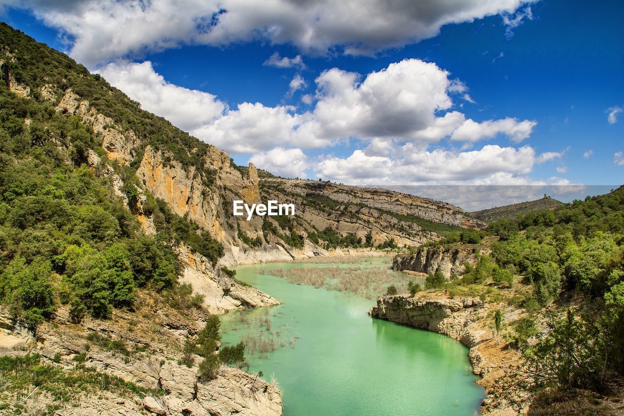 Panoramic view of landscape against sky