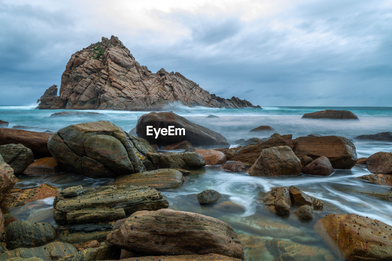 ROCKS ON BEACH