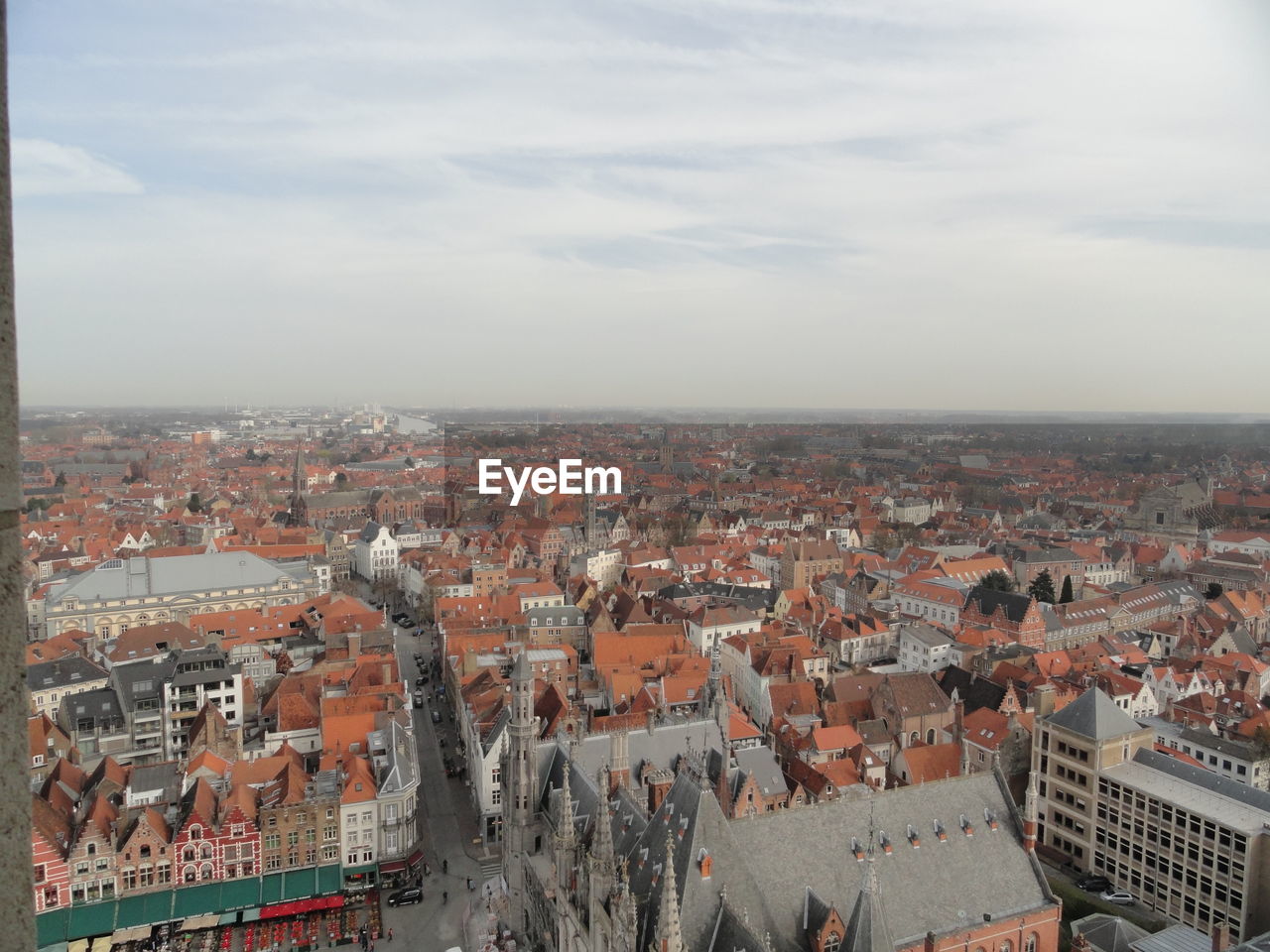 Aerial view of buildings in city