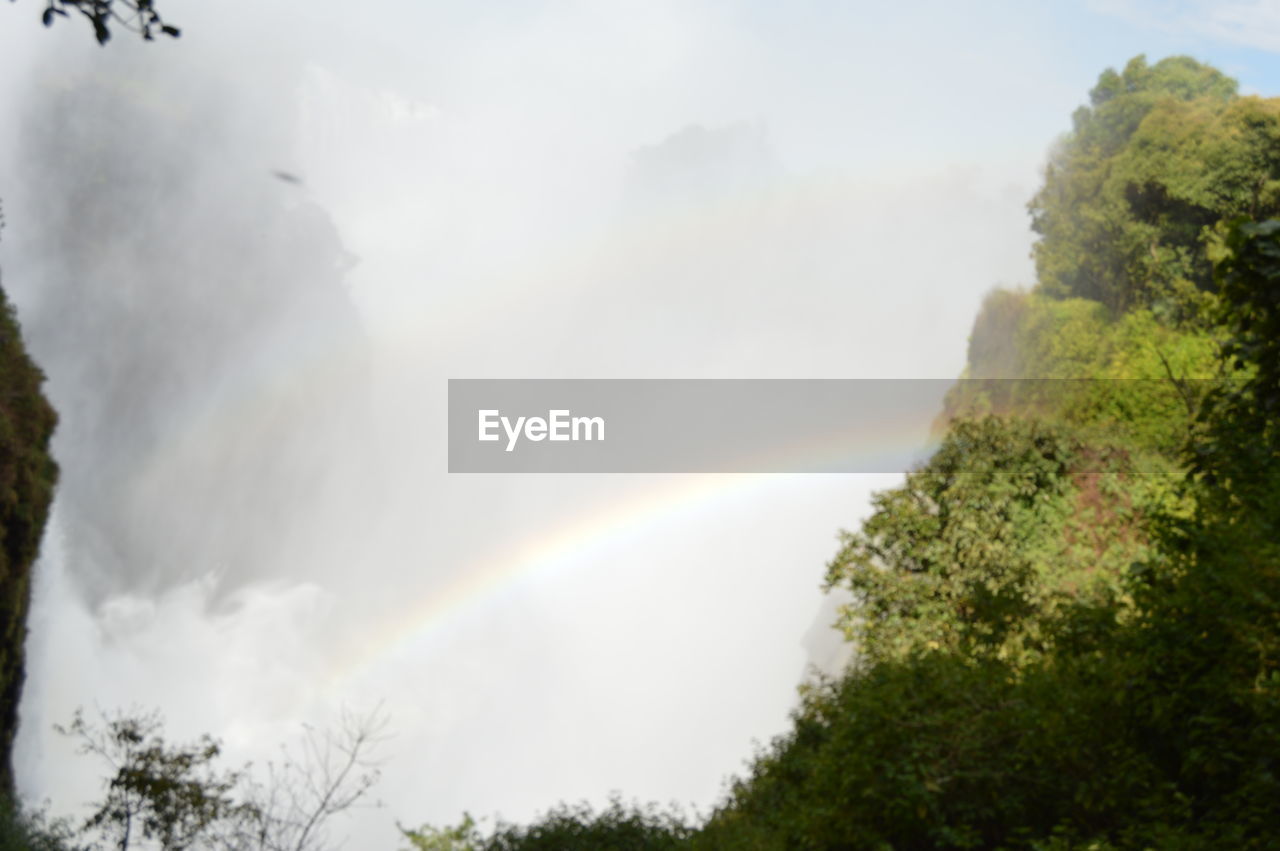 SCENIC VIEW OF RAINBOW IN SKY