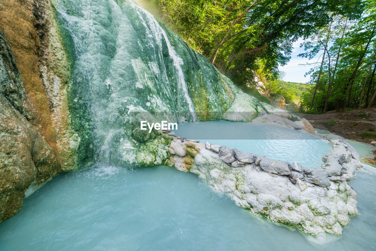 water, beauty in nature, scenics - nature, nature, body of water, river, tree, plant, rapid, rock, stream, environment, water feature, waterfall, land, no people, forest, watercourse, day, tranquility, non-urban scene, tranquil scene, landscape, outdoors, travel destinations, green, idyllic, travel, flowing water, flowing, motion, tourism