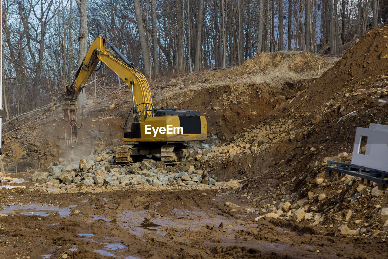 VIEW OF CONSTRUCTION SITE WITH ROAD