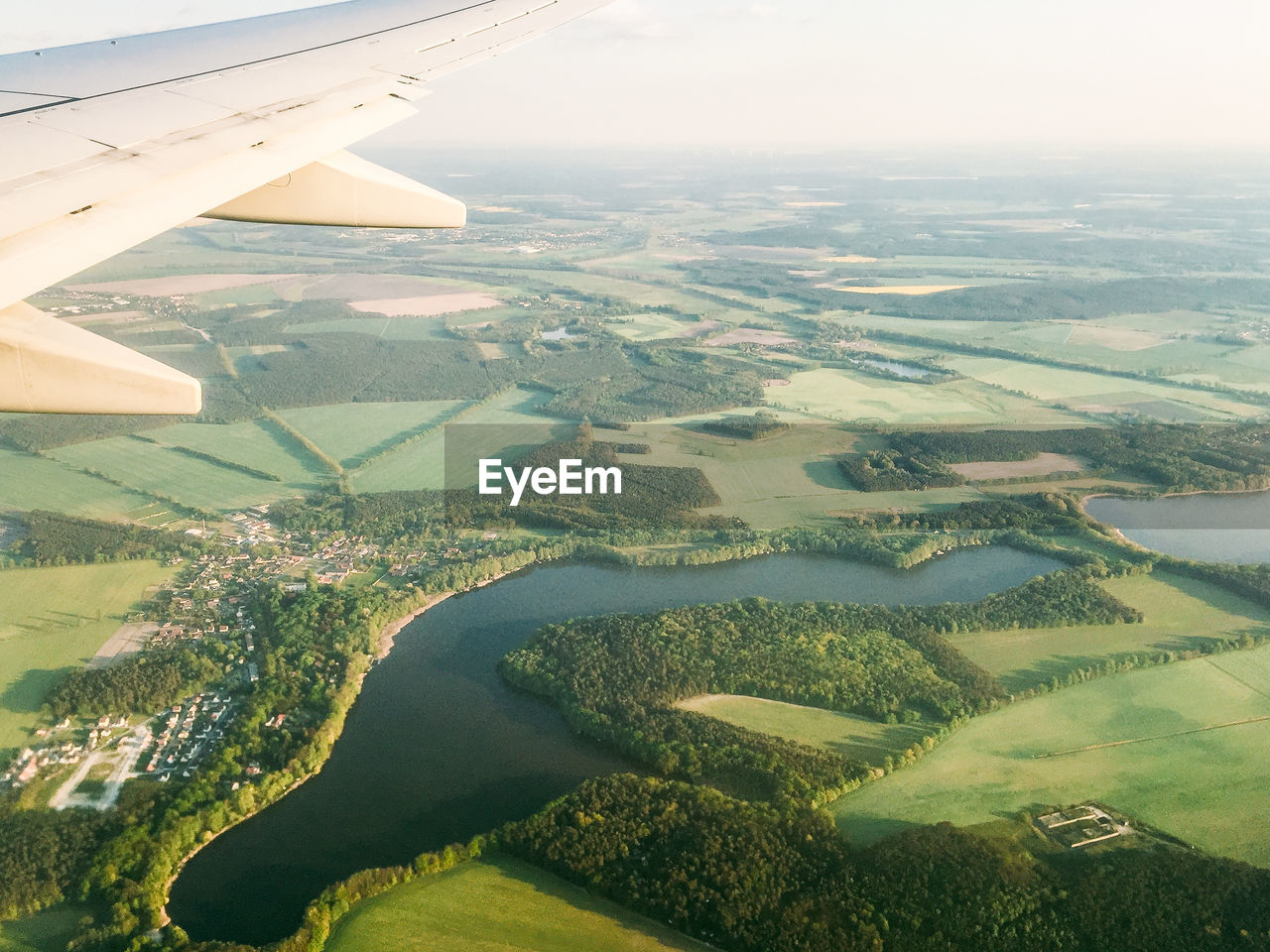 Aerial view of landscape