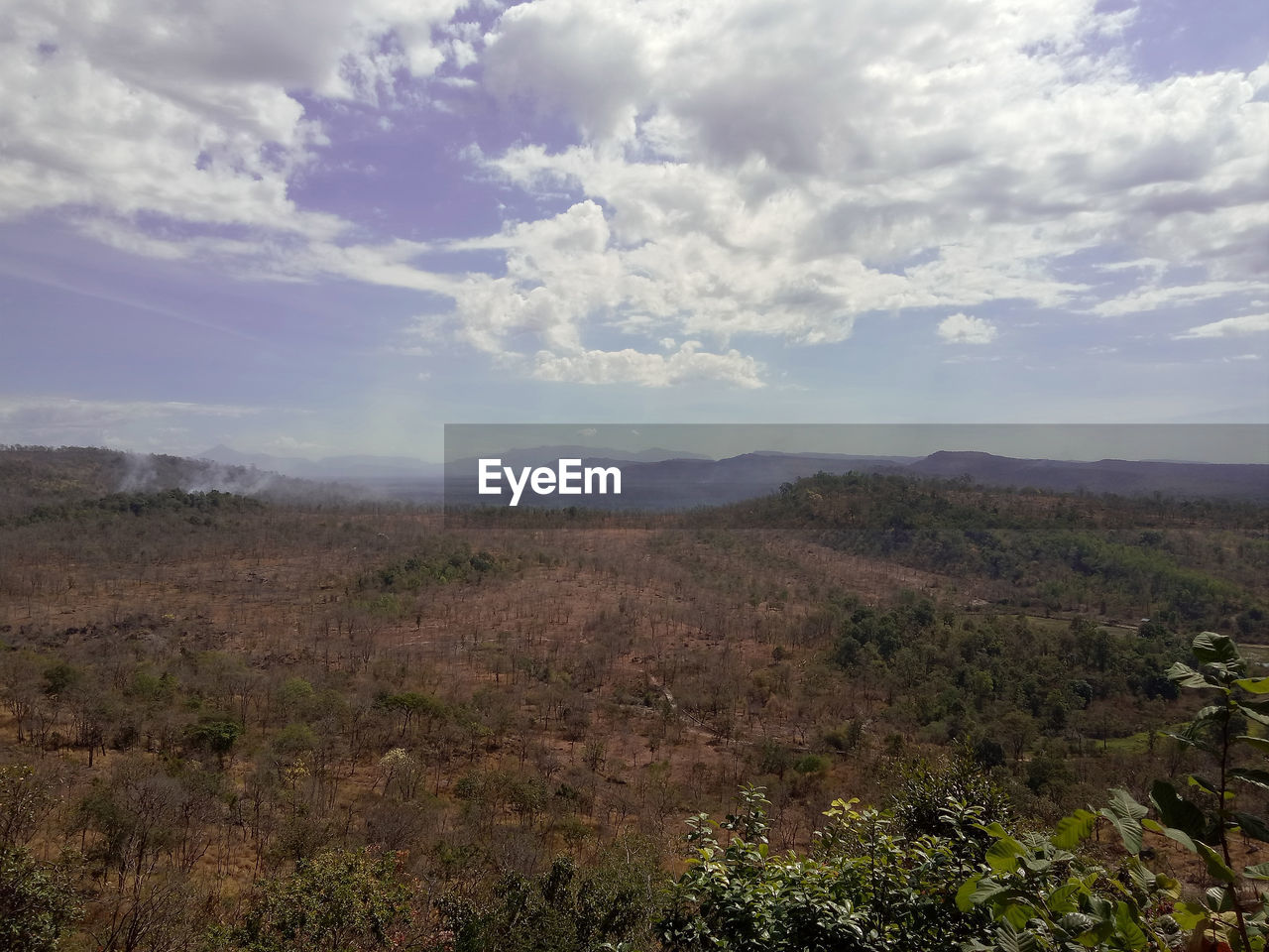 SCENIC VIEW OF LAND AND MOUNTAINS AGAINST SKY