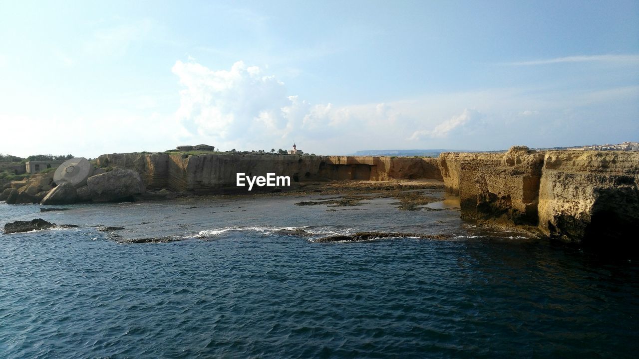 PANORAMIC SHOT OF SEA AGAINST SKY