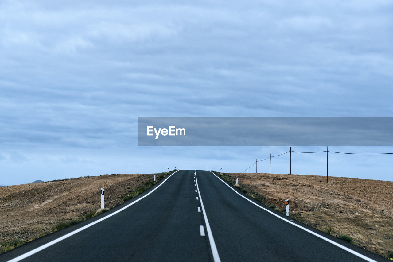 Empty road, spain