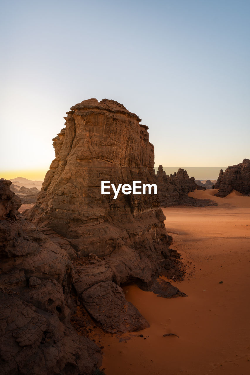 rock formations in desert