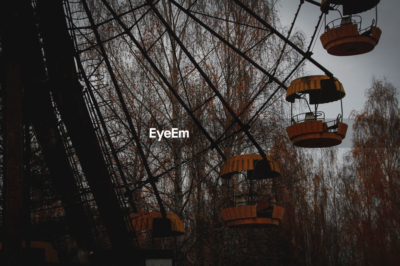 LOW ANGLE VIEW OF BARE TREES AGAINST SKY