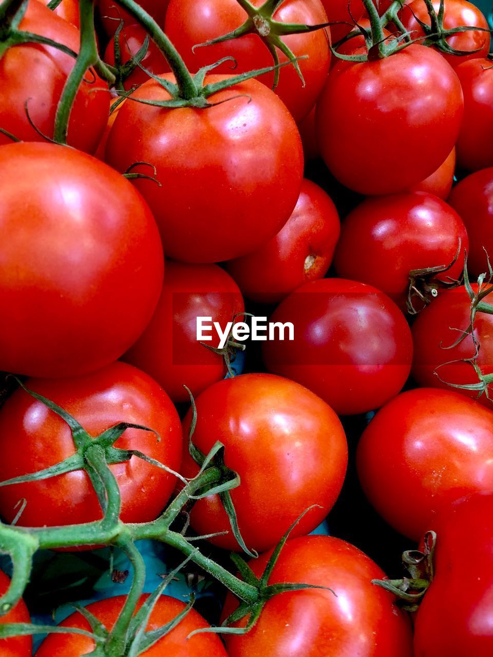 Full frame shot of tomatoes in market