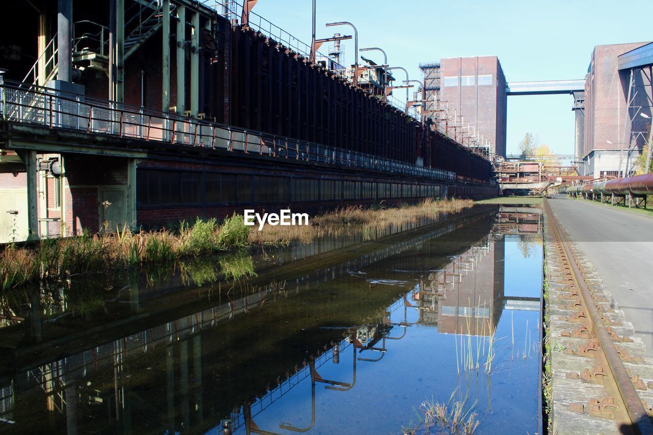 BRIDGE OVER RIVER AGAINST SKY