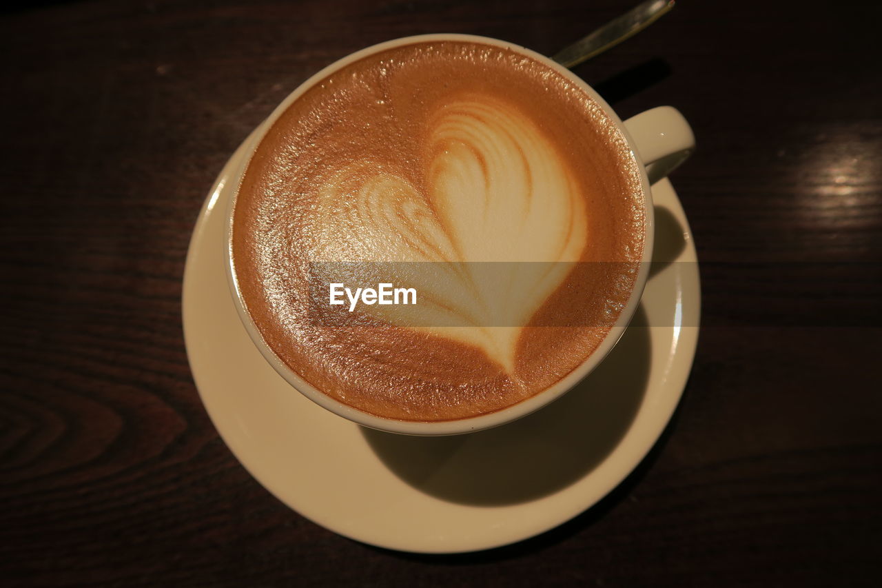 CLOSE-UP OF CAPPUCCINO