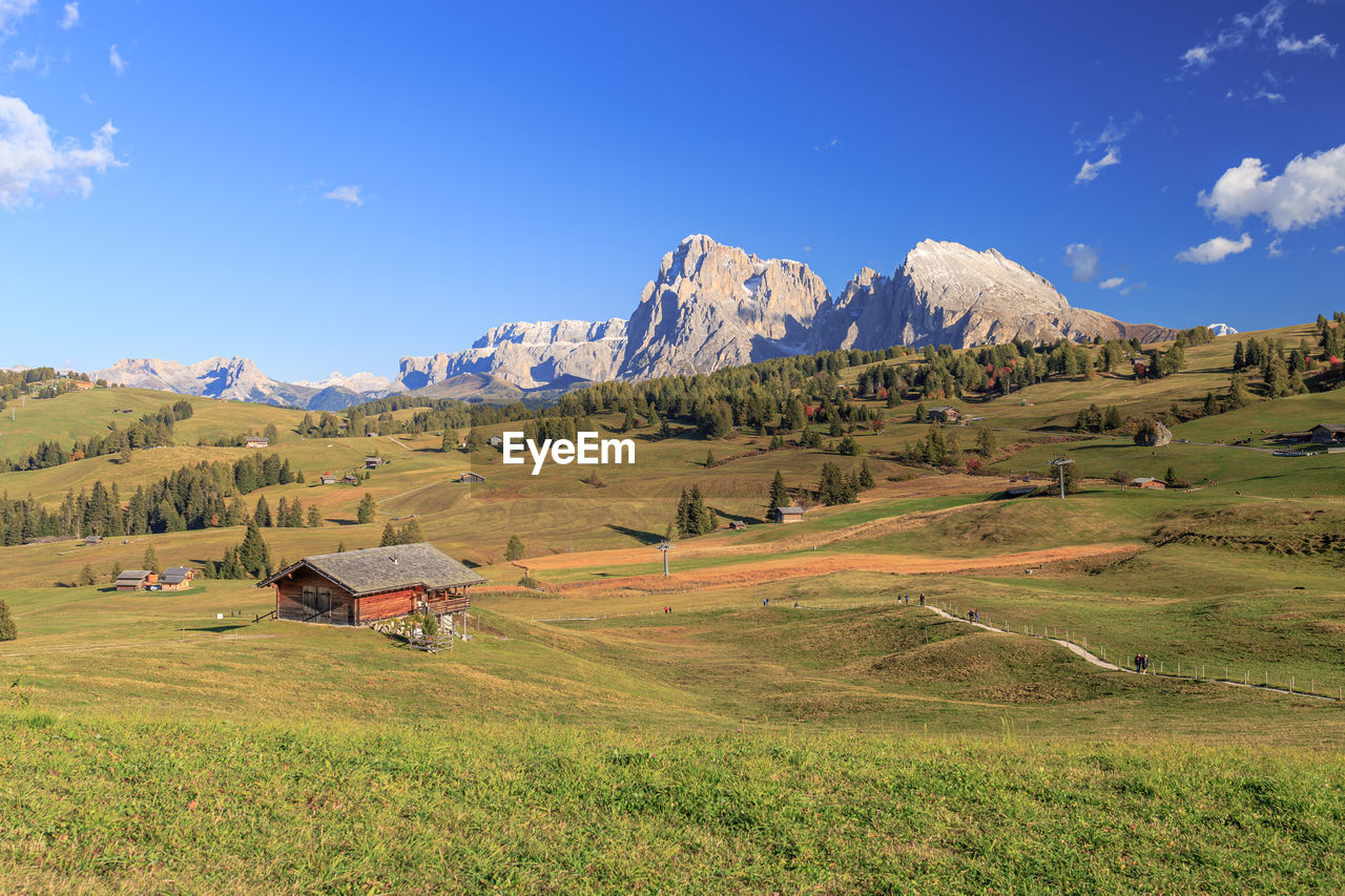 SCENIC VIEW OF FARM AGAINST SKY