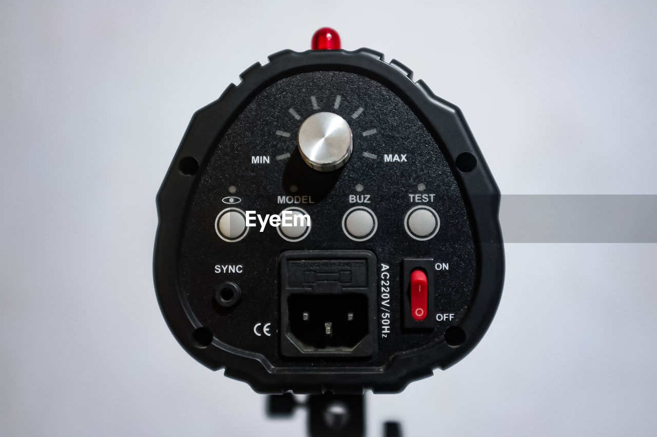 HIGH ANGLE VIEW OF CAMERA ON TELEPHONE