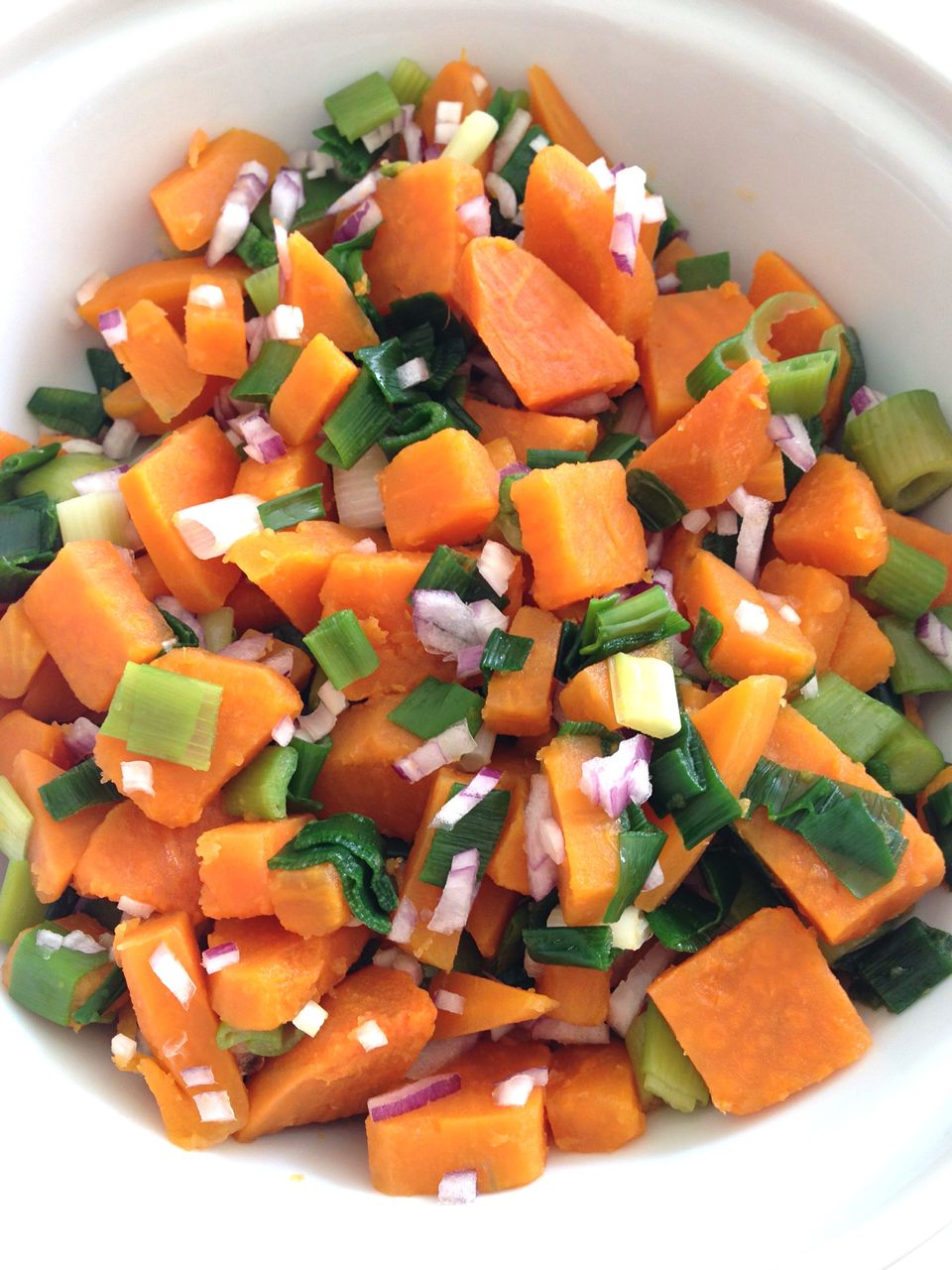 Close-up of salad with pumpkin