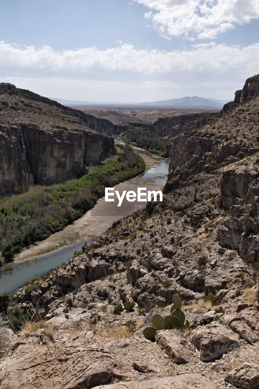 Rio grande overlook in big bend national park