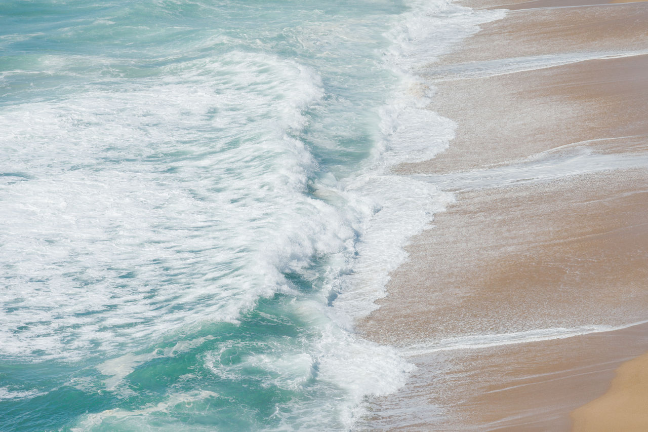 Sea waves on beach