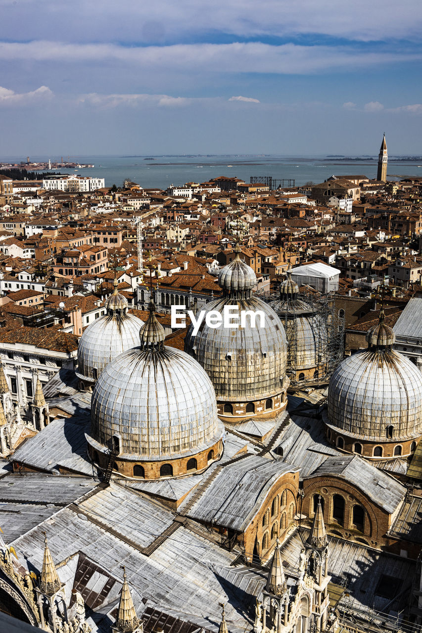 Aerial view of venice