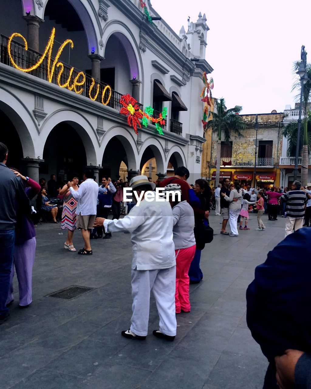 PEOPLE WALKING IN CITY