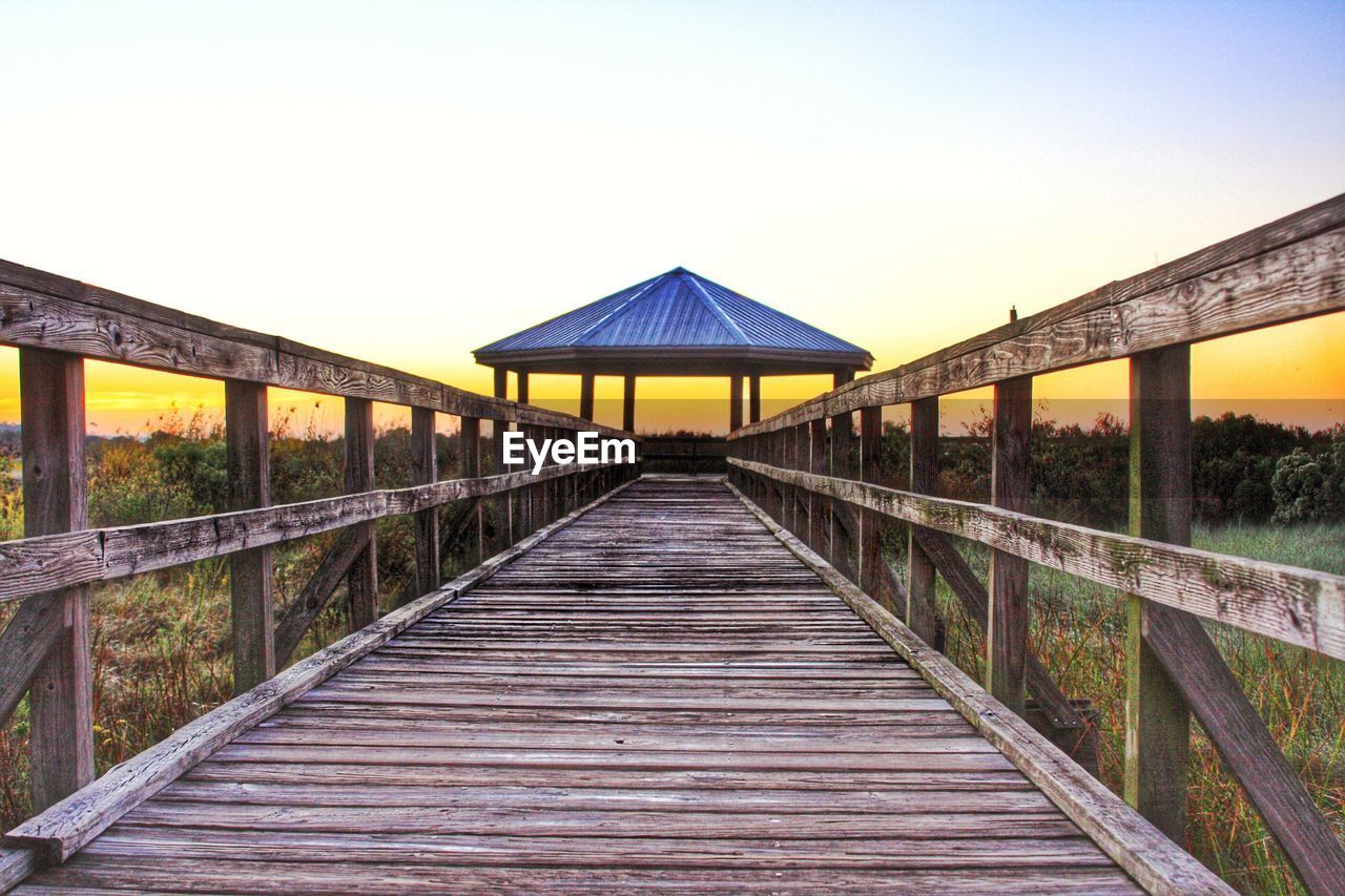 Built structure against clear sky