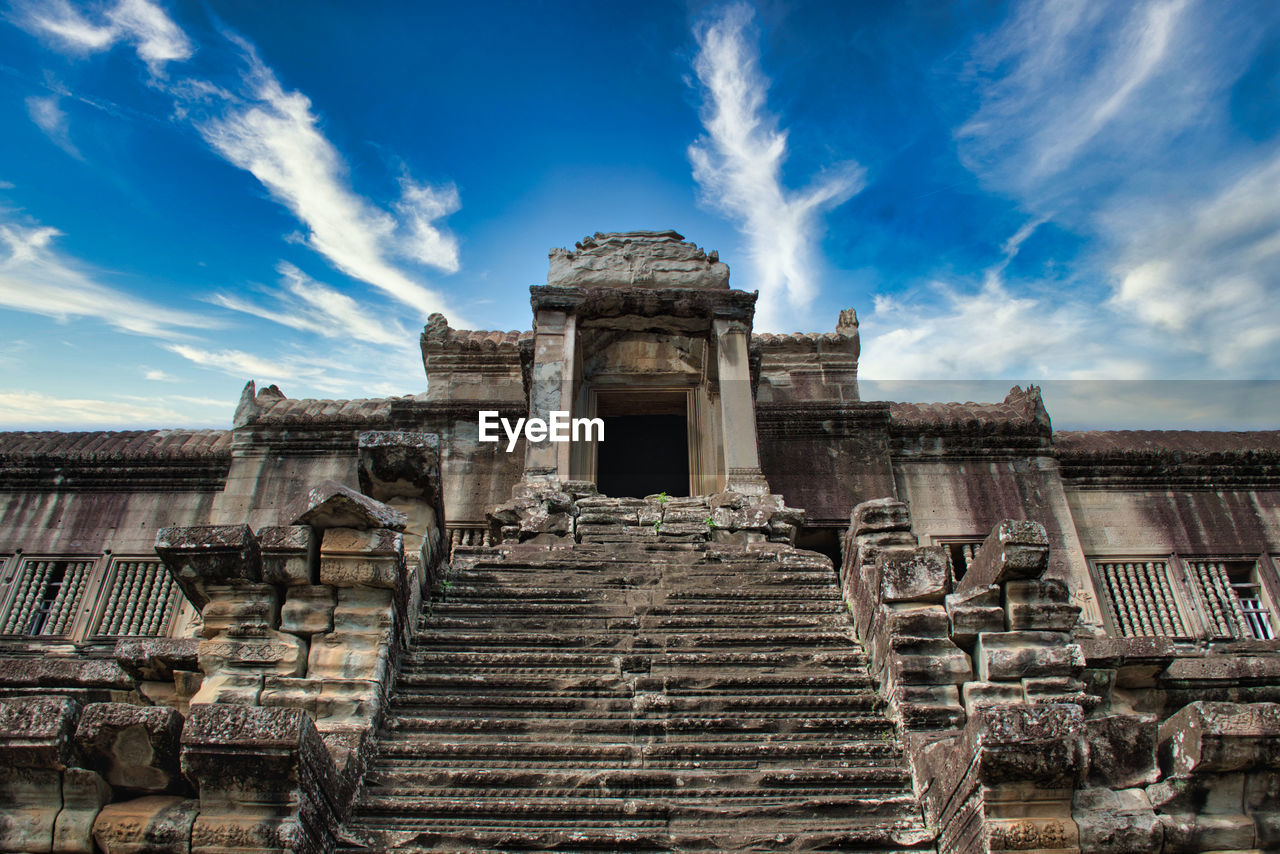 Angkor wat in siem reap,cambodia is the largest religious monument in the world