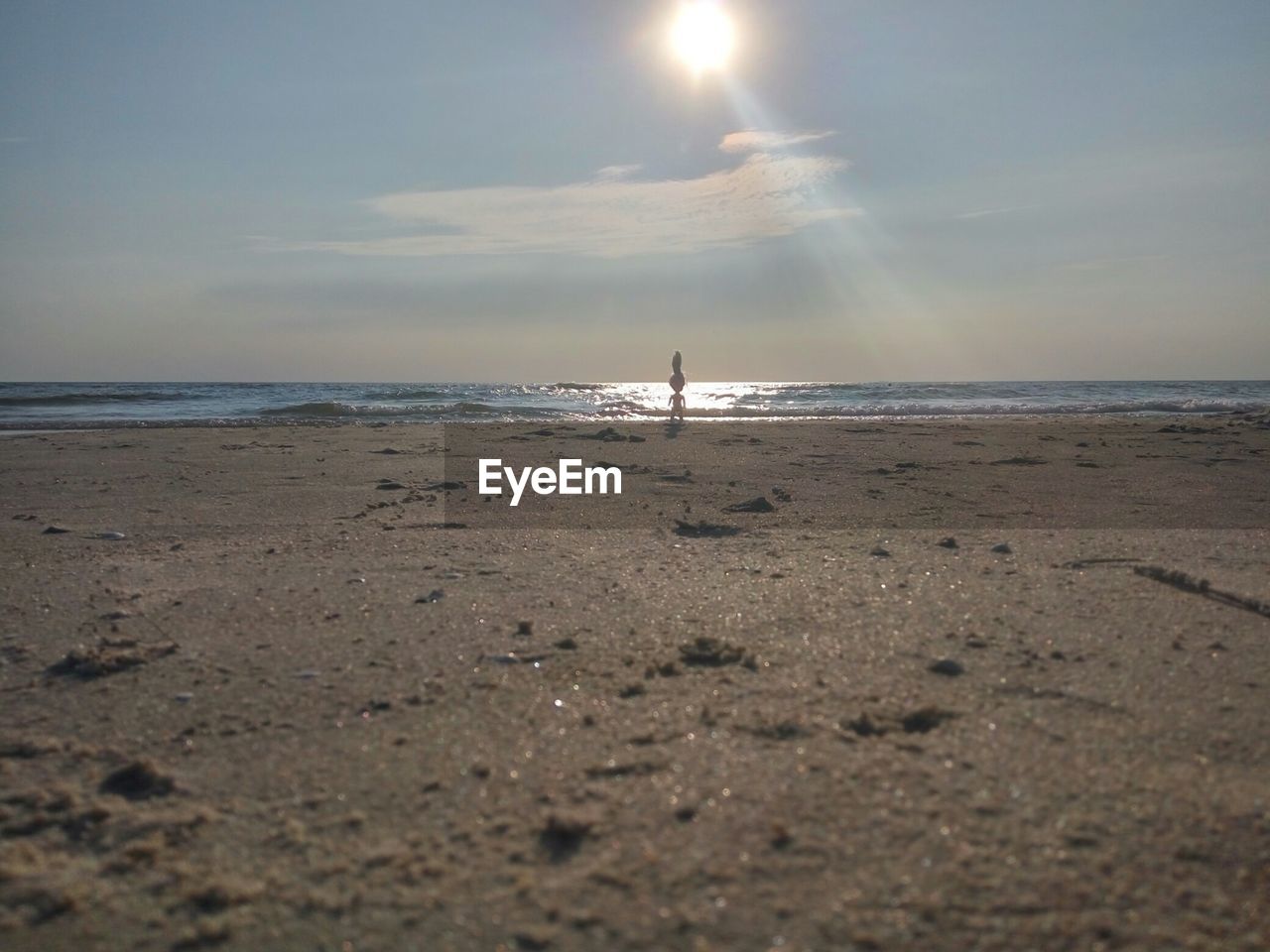 SCENIC VIEW OF SANDY BEACH AGAINST SKY