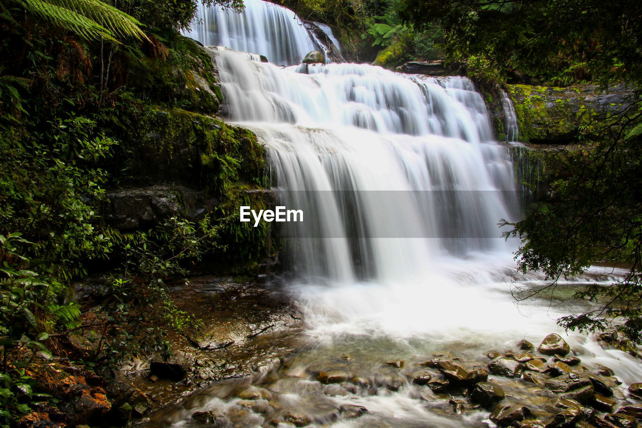 Waterfall in forest